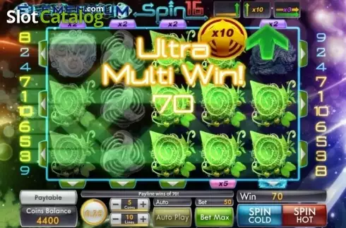 Скрин4. Elementium Spin16 слот
