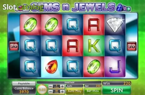 Скрин2. Gems n Jewels слот