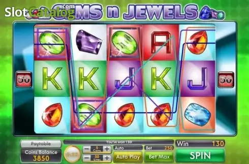 Скрин3. Gems n Jewels слот