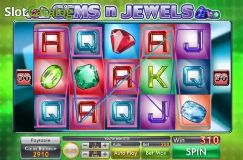 Скрин4. Gems n Jewels слот