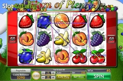 Скрин4. Horn of Plenty слот