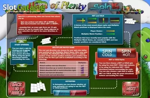 Скрин6. Horn of Plenty Spin16 слот