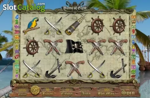 Скрин2. Pieces of Eight слот