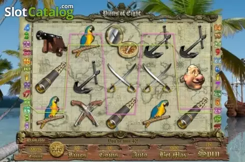 Скрин3. Pieces of Eight слот