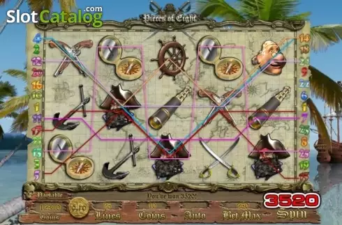 Скрин4. Pieces of Eight слот
