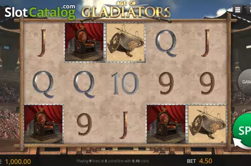 Скрин2. Age of Gladiators слот