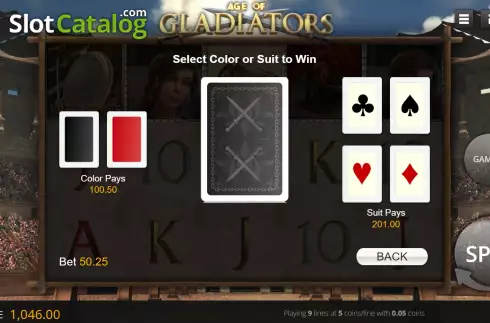 Скрин5. Age of Gladiators слот
