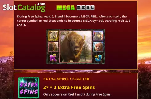 Скрин6. Golden Wolf Mega Reel слот