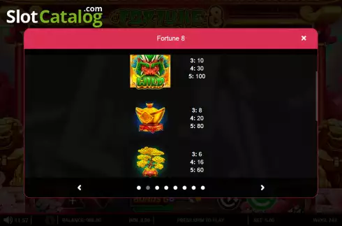 Скрин5. Fortune 8 слот