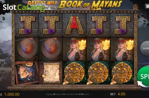 Скрин2. Destiny Wild and the Book of Mayans слот
