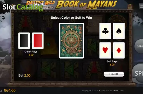 Скрин5. Destiny Wild and the Book of Mayans слот