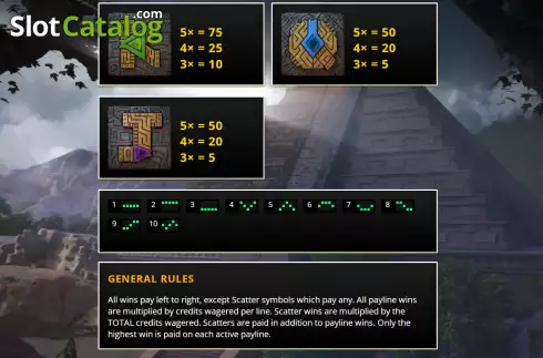 Скрин9. Destiny Wild and the Book of Mayans слот