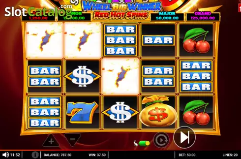 Скрин3. Wheel Big Winner Red Hot Spins слот