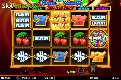 Скрин4. Wheel Big Winner Red Hot Spins слот