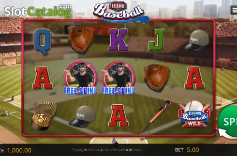 Скрин2. Legends of Baseball слот