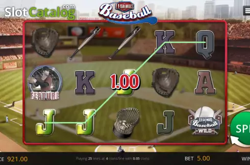 Скрин3. Legends of Baseball слот