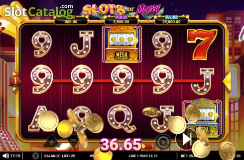 Скрин3. Slots of Money (Genii) слот
