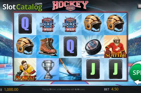 Скрин2. Legends of Hockey слот