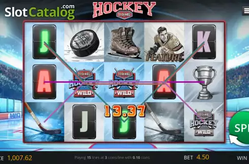 Скрин3. Legends of Hockey слот