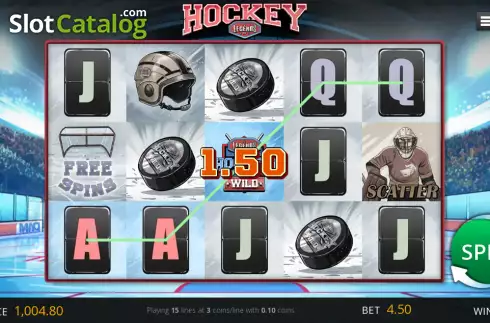Скрин4. Legends of Hockey слот