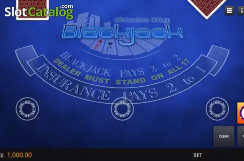 Скрин2. Atlantic City Blackjack Elite Edition слот