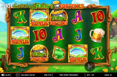 Скрин3. Finlay's Fortunes слот