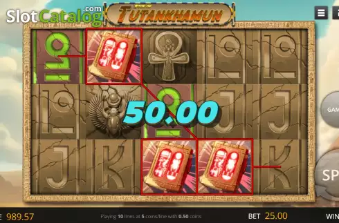 Скрин3. Book of Tutankhamun слот