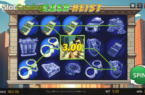 Скрин3. Cash Heist слот