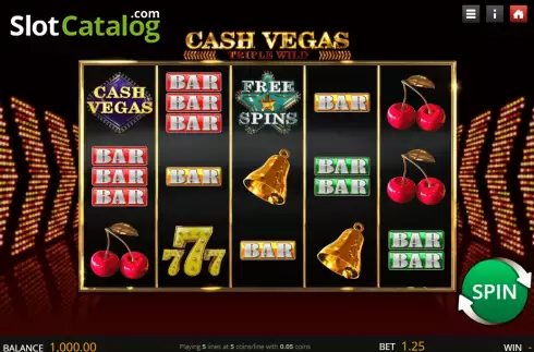 Скрин2. Cash Vegas Triple Wild слот