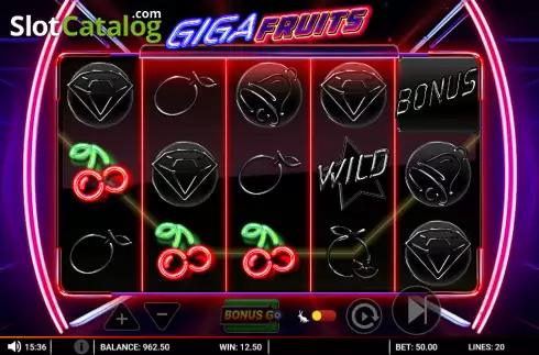 Скрин3. Giga Fruits слот