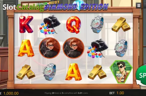 Скрин2. Cash Heist Diamond Edition слот