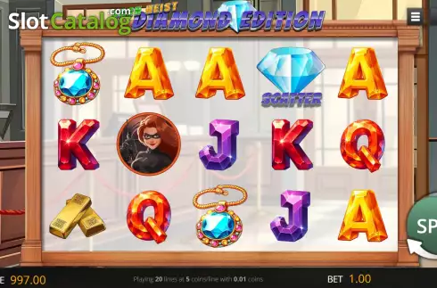 Скрин3. Cash Heist Diamond Edition слот