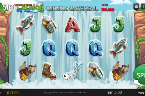 Скрин2. Winning Waterfall слот
