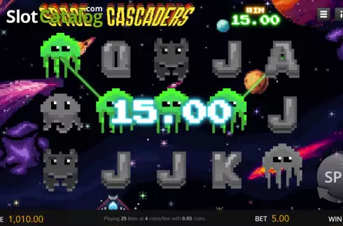 Скрин3. Space Cascaders слот