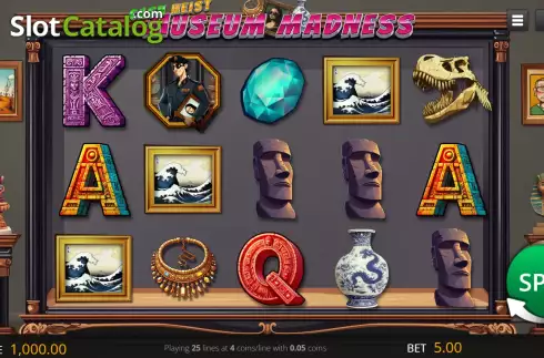 Скрин2. Cash Heist Museum Madness слот