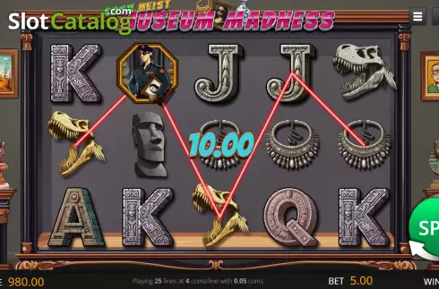 Скрин3. Cash Heist Museum Madness слот