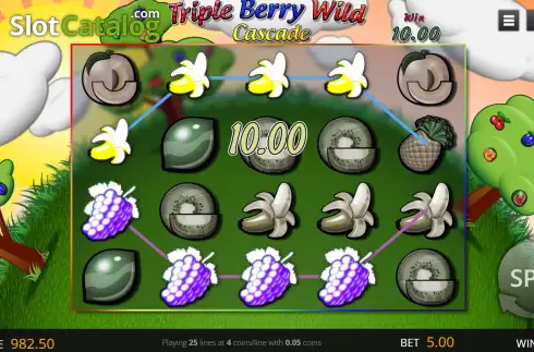 Скрин3. Triple Berry Wild Cascade слот