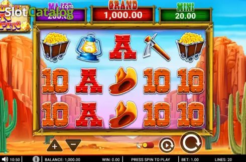 Скрин2. Gold 'N' Spin слот