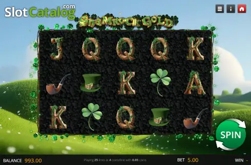 Скрин2. Shamrock Gold слот