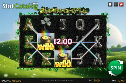 Скрин3. Shamrock Gold слот