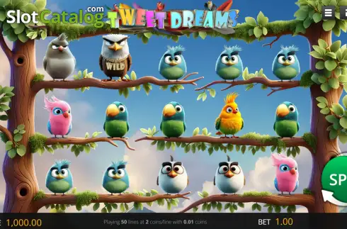 Скрин2. Tweet Dreams слот