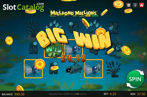 Скрин3. Millpond Millions слот
