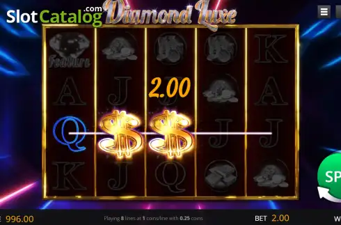 Скрин3. Diamond Luxe слот