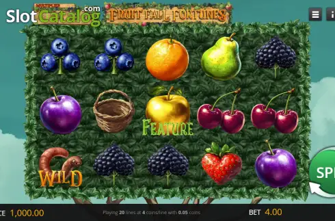 Скрин2. Fruit Fall Fortunes слот