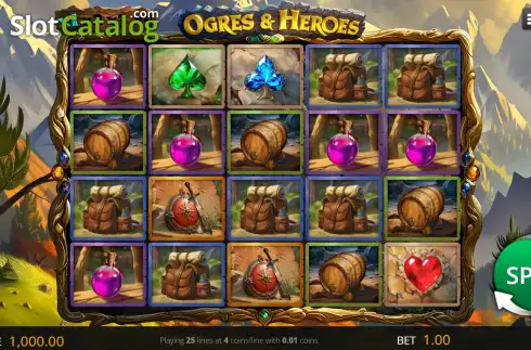 Скрин2. Ogres & Heroes слот