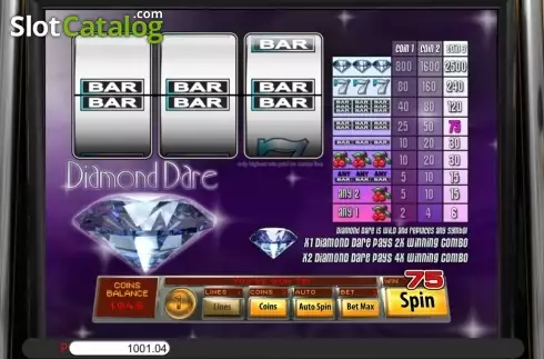 Скрин3. Diamond Dare слот
