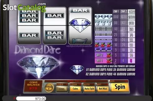 Скрин5. Diamond Dare слот
