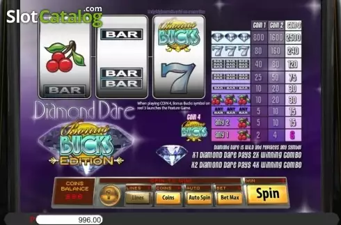 Скрин4. Diamond Dare Bonus Bucks слот