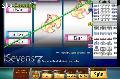 Скрин3. iSevens слот