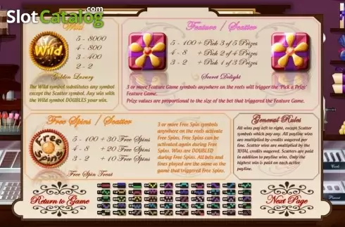 Скрин3. Le Chocolatier (Genii) слот